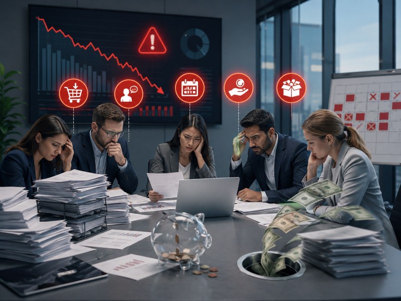 5 erros que destroem o fluxo de caixa de PMEs